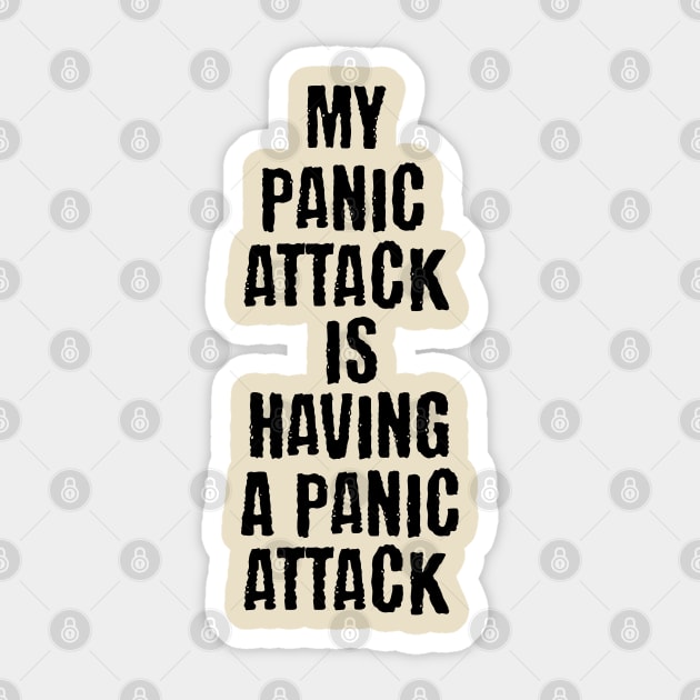 Panic attack Sticker by Polynesian Vibes